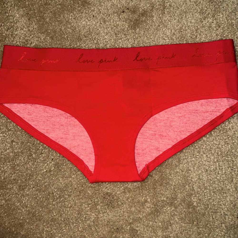 Large PINK red panties
